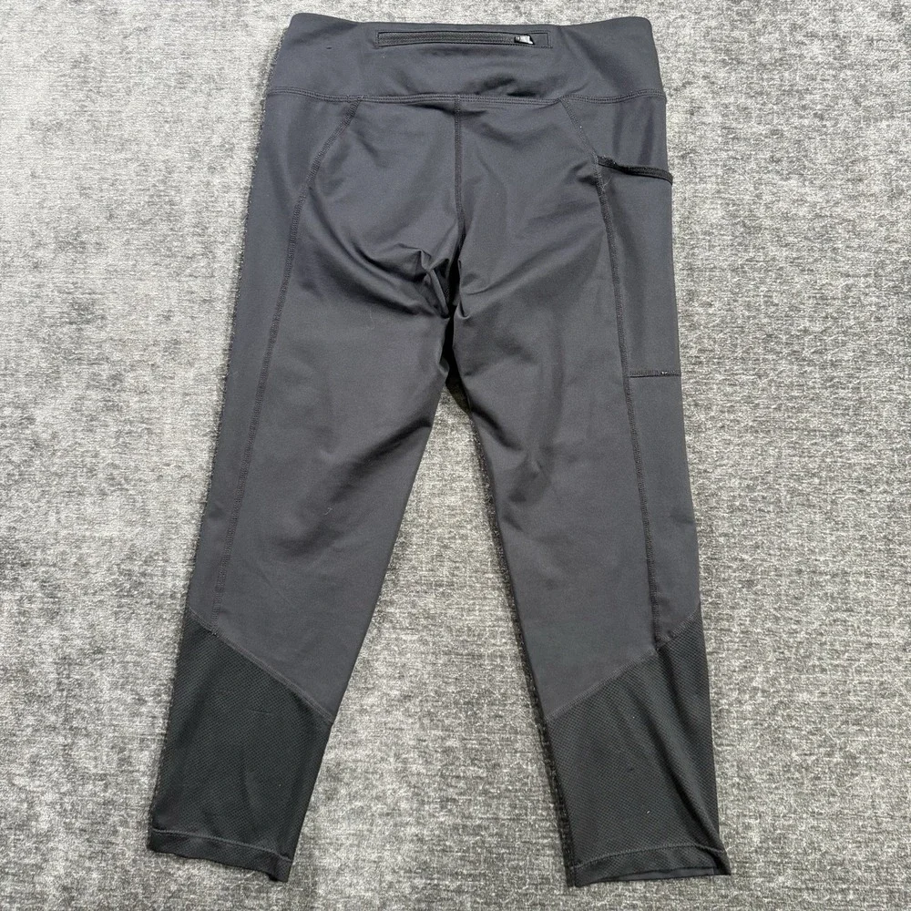 Nike Dri Fit Women's Size XS Running Tights Athletic Pants Black Crop CD8214-010